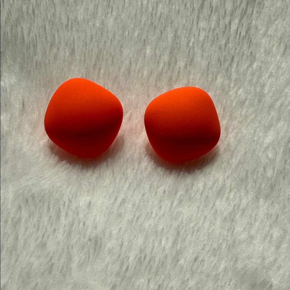 Vibrant Orange Women's Earrings